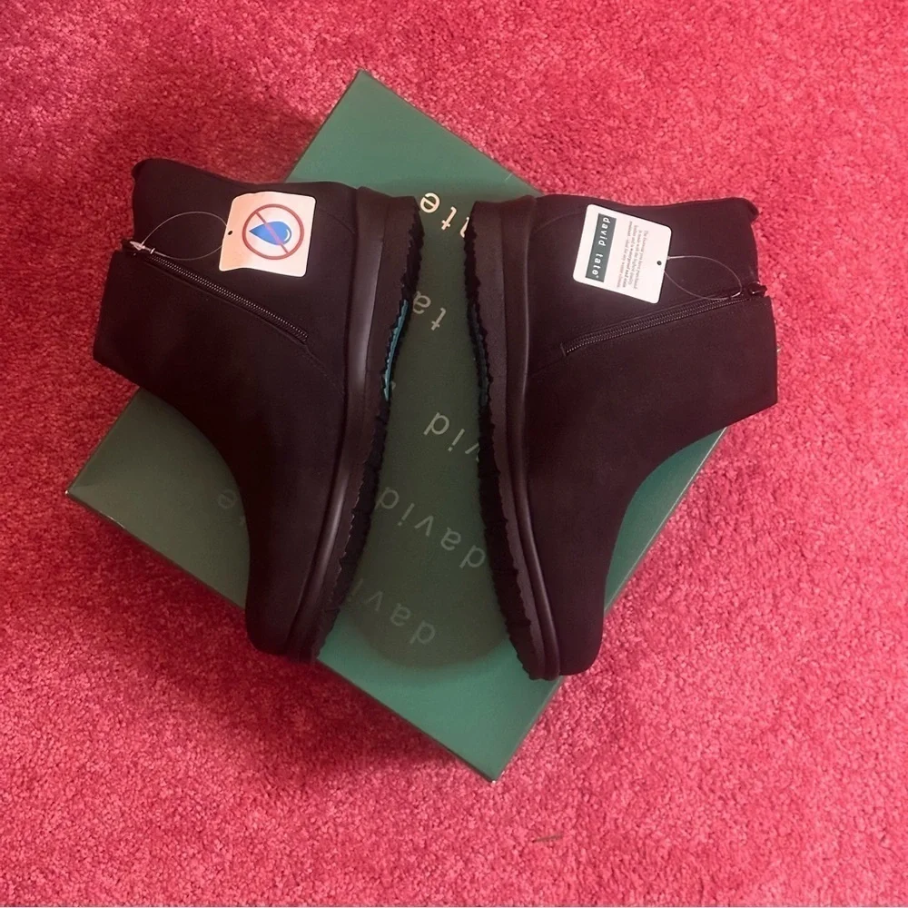 🥾NWT David Tate Waterproof Nubuck/Leather Caddy Boots - Picture 6 of 13